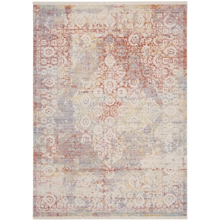 Safavieh 3 x 8 ft. Windsor Power-Loomed Rectangle Rug Cream & Purple WDS303A-38